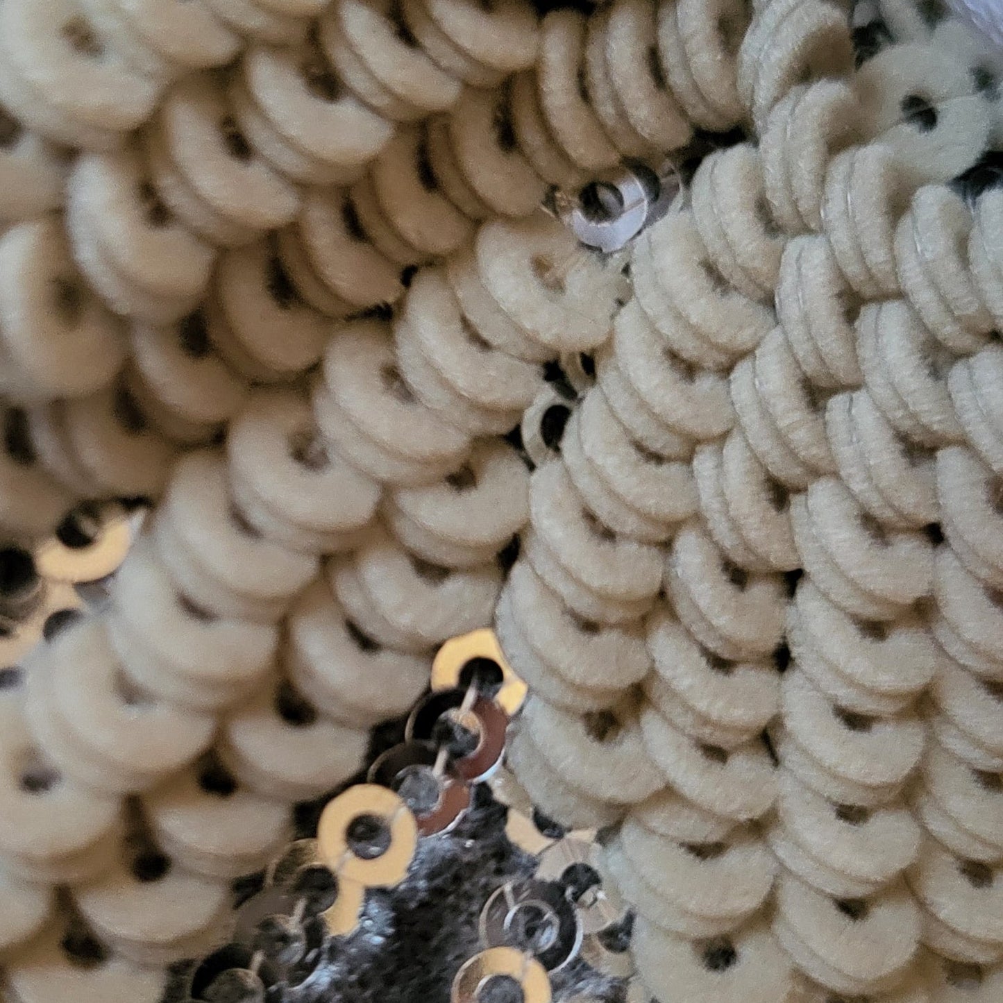 Champagne Bloom Velours Sweater 3D