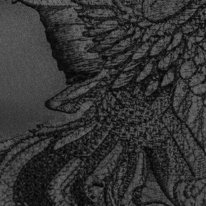 Gilet met Geborduurd Design & Strikdetail Shadow Grace