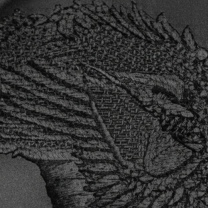 Gilet met Geborduurd Design & Strikdetail Shadow Grace