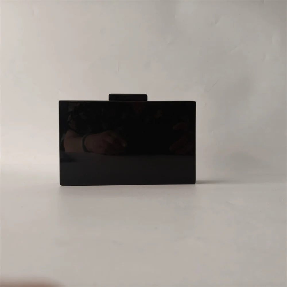 Clutch Marmer Look Avondtas Streep