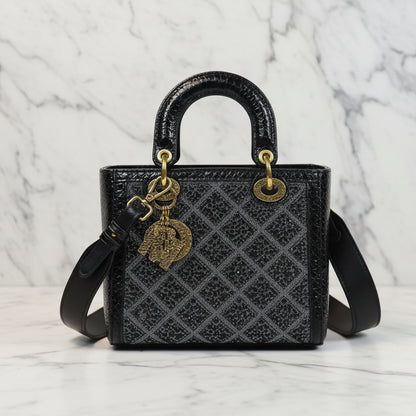 Luxe Geometrische Handtas Crystal Pattern met Schouderband