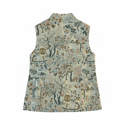 Shou Jacquard Gilet Hanfu