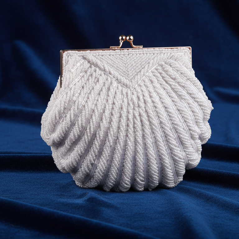 Portemonnee met Kralen Schelpdesign