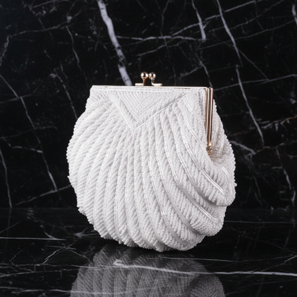 Portemonnee met Kralen Schelpdesign