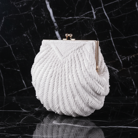 Portemonnee met Kralen Schelpdesign