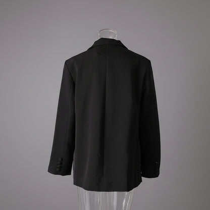 Blazer met Veren en Zilverkleurige Details