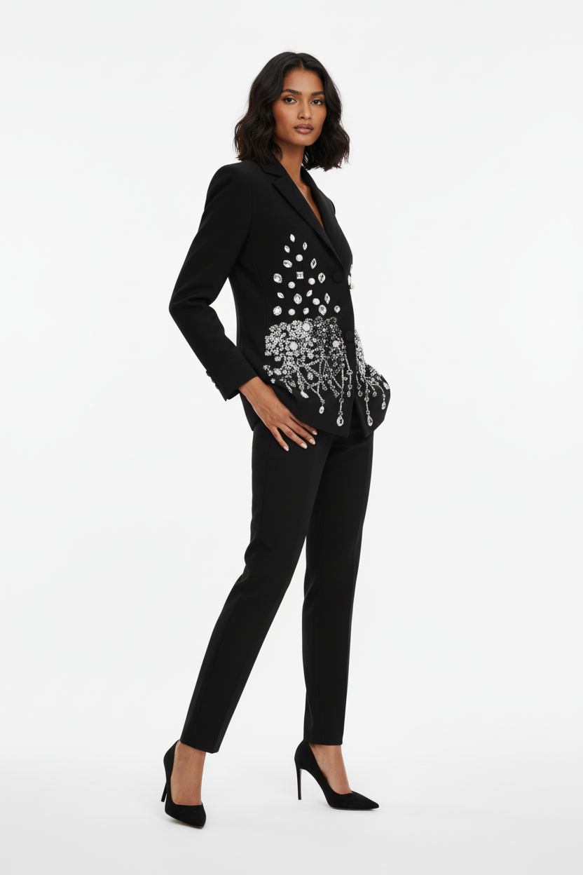 Contourline Blazer Curtains of Ice