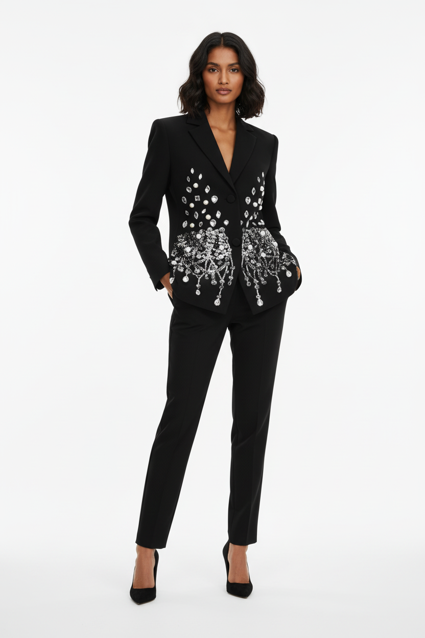 Contourline Blazer Curtains of Ice