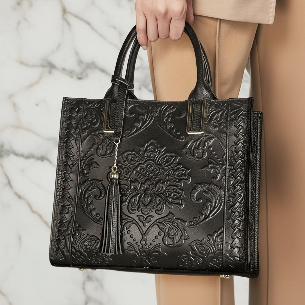 Luxe Handtas met Reliëf Imperial Persian Dream