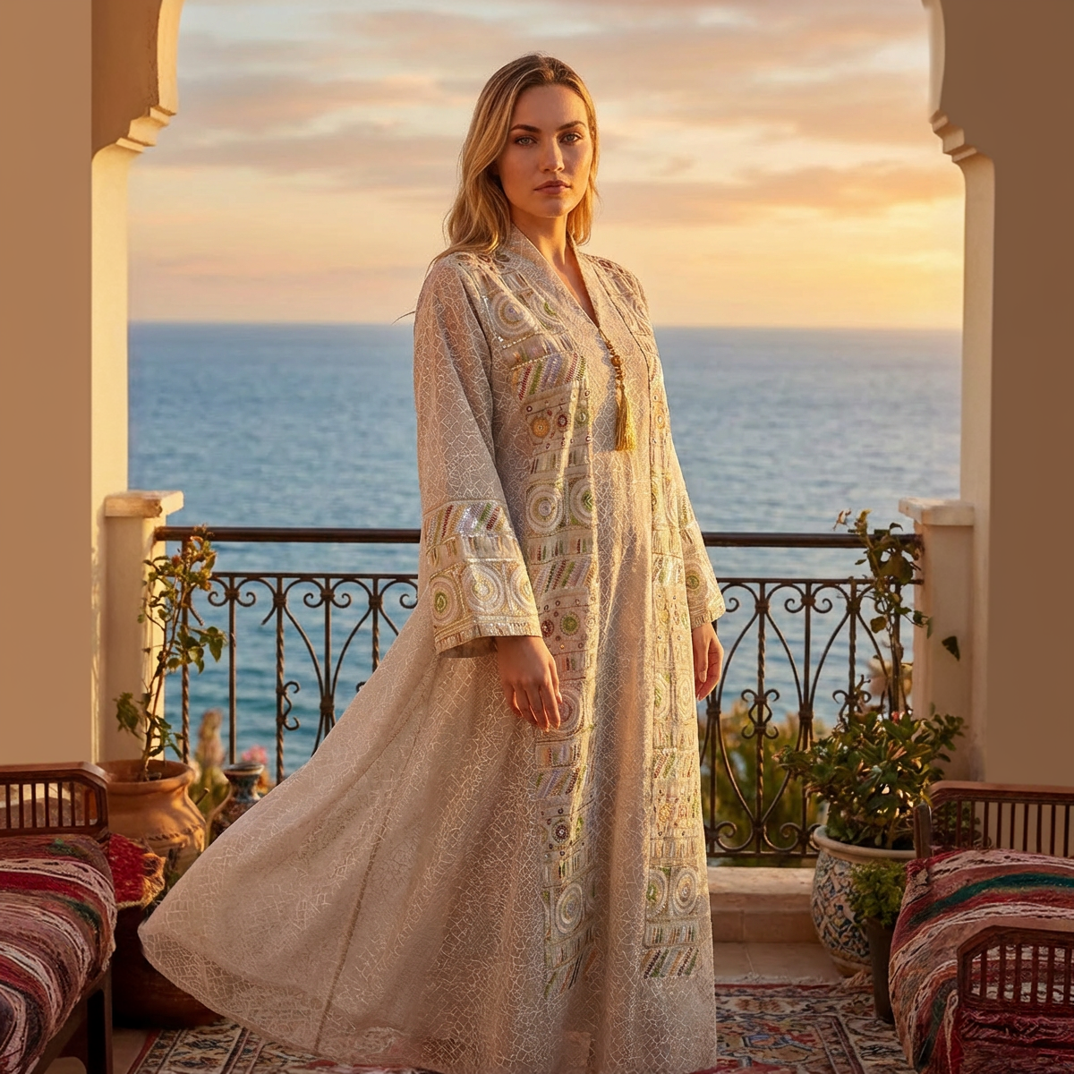 Maxi Jurk Strand Elegant & Verlengend