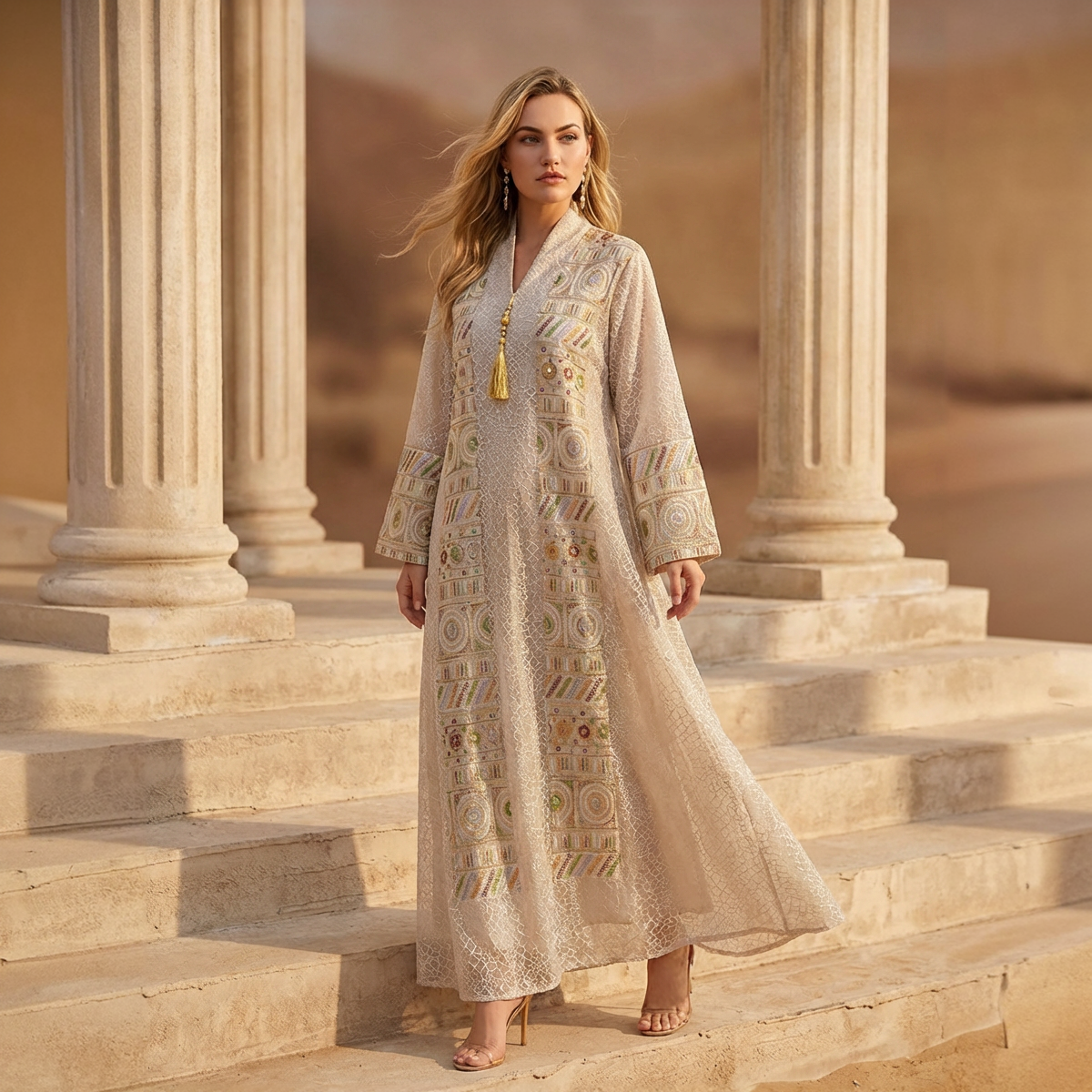 Maxi Jurk Strand Elegant & Verlengend