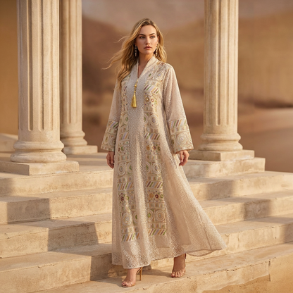 Maxi Jurk Strand Elegant & Verlengend