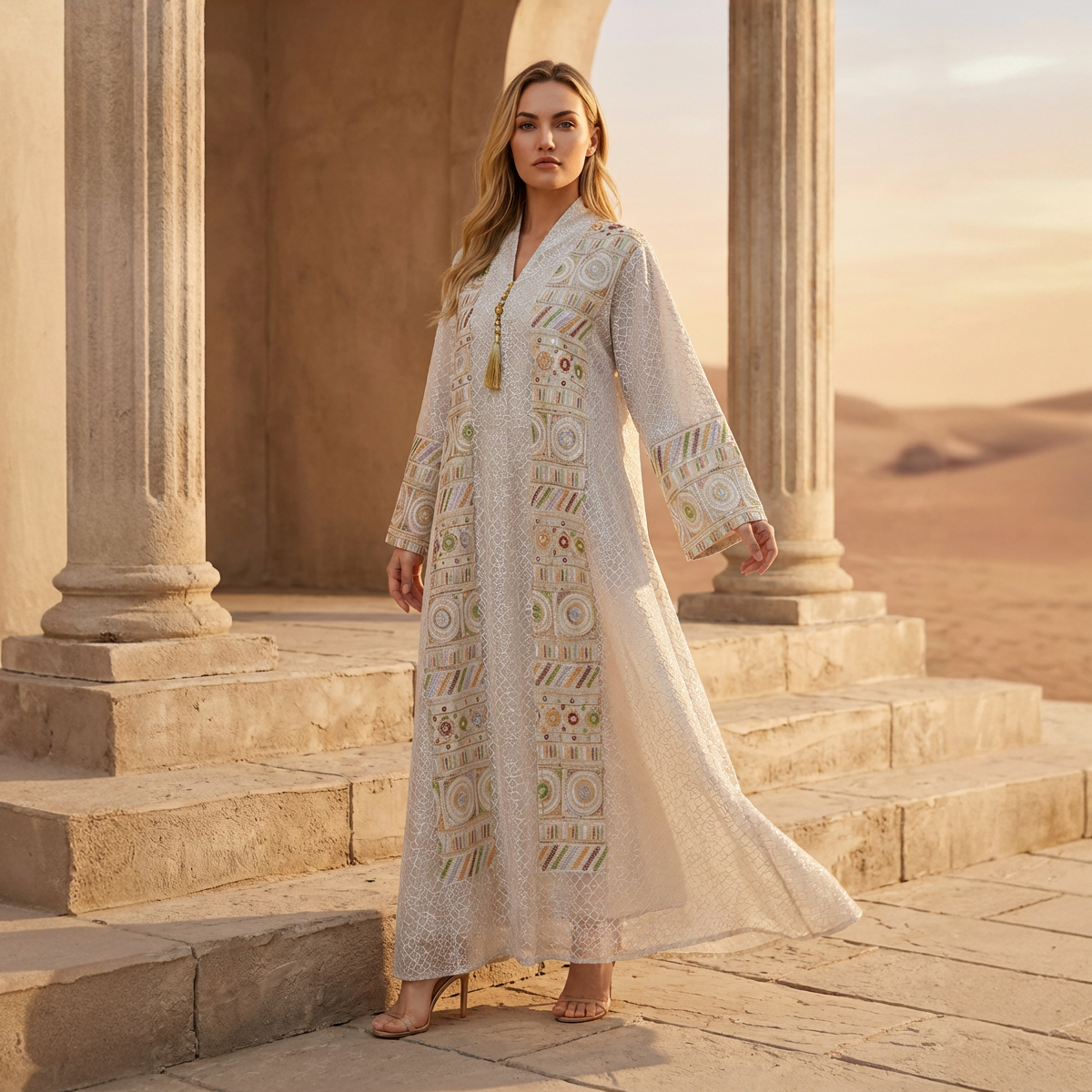 Maxi Jurk Strand Elegant & Verlengend