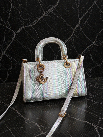 Holographic Glow Handtas – Luxe Mini Bag met Schouderband