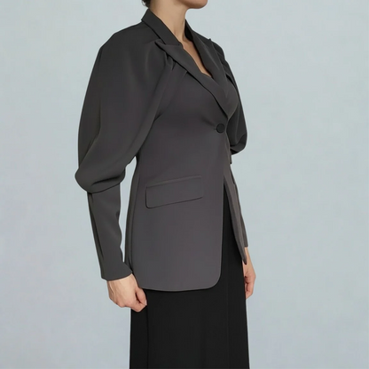 Puffed Blazer | Blazer met Pofmouwen