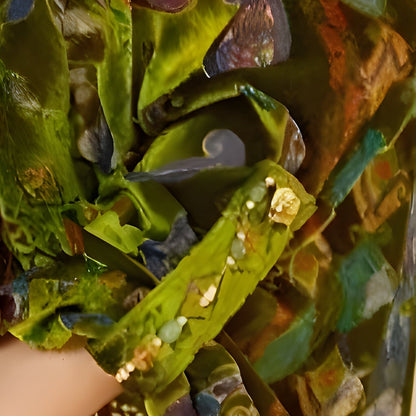 Paisley Velours Blouse met Kralendetails