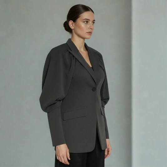 Puffed Blazer | Blazer met Pofmouwen