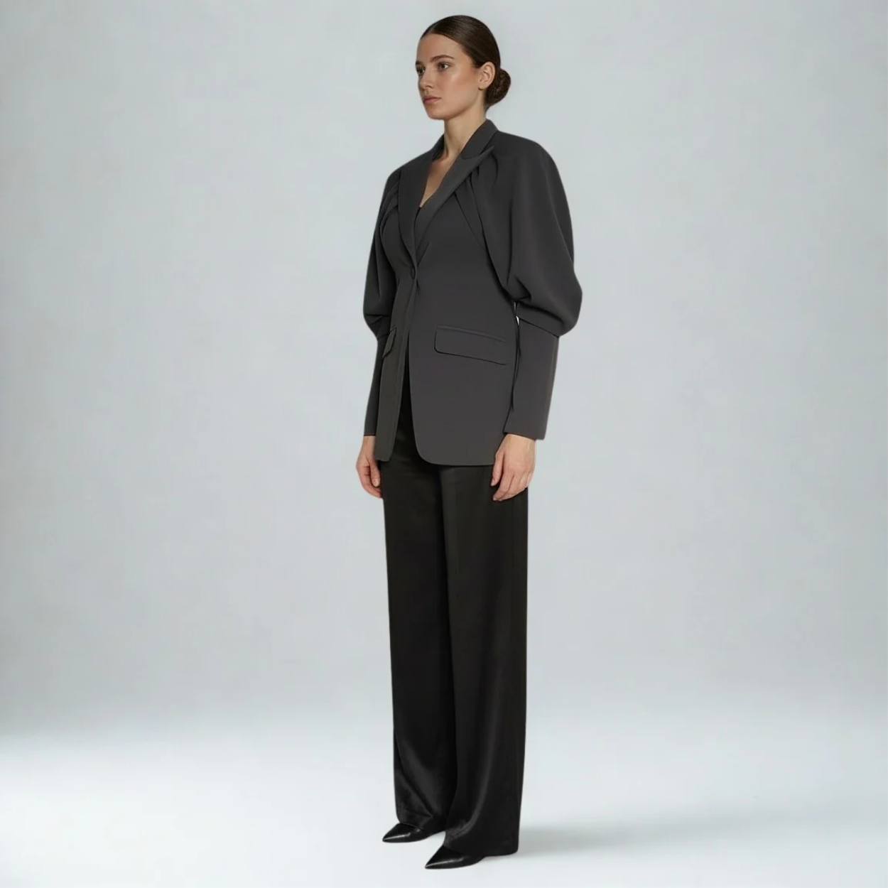 Puffed Blazer | Blazer met Pofmouwen