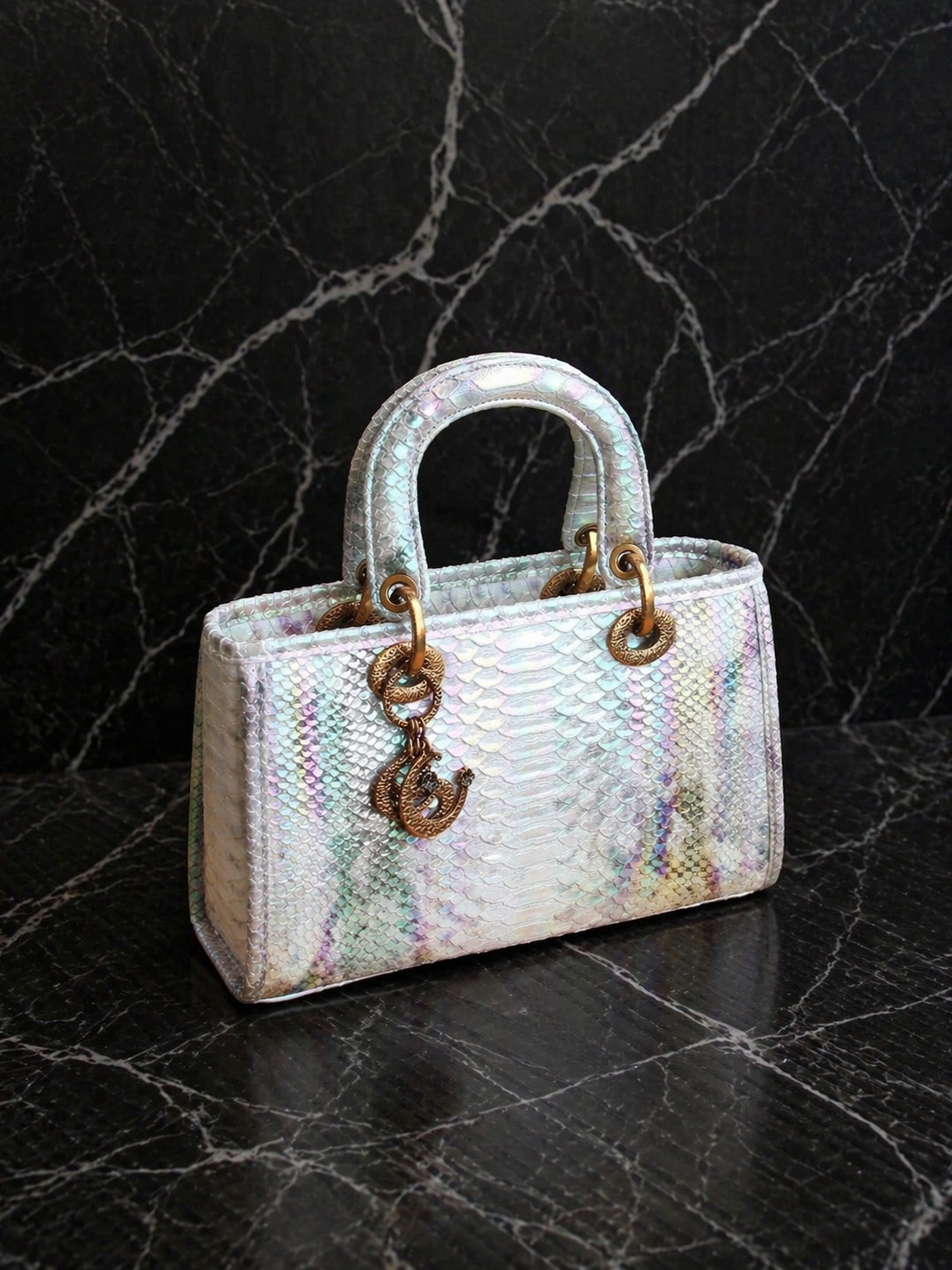 Holographic Glow Handtas – Luxe Mini Bag met Schouderband